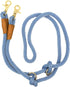 7FT Multifunctional Rope Dog Leash,Hands Free Dog Leash, Crossbody Rope Leash, Adjustable Long Leash for 2 Dogs (7ft*12mm, Airy blue)...