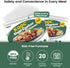 KOOC Slow Cooker Liners 11"x17" 20 count Middle Size Disposable Plastic Bags Pot Liners Cooking Bags Fit 3 qt to 4 qt Pot BPA Free...