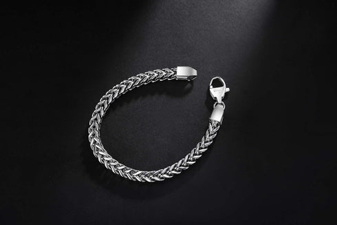 Franco Bracelet - Stainless Steel Men's Bracelet, Multicolored, 6mm Thick Chain Bracelet for Men and Boys...