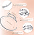 Charm Bracelet Chains for Jewelry Making, 20 PCS Stainless Steel Snake Chain Bracelets Bulk 6.3", Snake Chain Bracelets with Bracelet Helper Tool ...