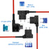 10 Pack 12V Car Add-A-Circuit Fuse Tap Adapter Piggy Back Mini APM ATM Blade Fuse Holder with 10A 15A 20A for Cars Trucks Boats...