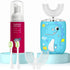 Kids U Shaped Electric Toothbrush, Toddler Toothbrush with 2 U-Shaped Brush Heads 2 Soft Replacements with Toothpaste Automatic Toothbrush Recharg...