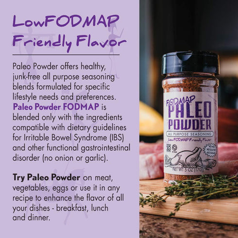 Paleo Powder Fodmap All Purpose Seasoning | The Original Low Fodmap Paleo Food Seasoning for All Paleo Diets | Certified Keto Food, Paleo, Whole 3...