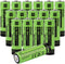 iMah 16-Pack AA Rechargeable Batteries for Solar Lights 1.2V 1300mAh Ni-MH, Also Work with Garden Lamps, Remotes, Mice and Other Household Devices...