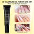 Makartt 3D Gel Nail Art Sculpting Gel Nail Glue 15g No Wipe Clear Gel Polish for Nail Designs and DIY Nail Art - for Drawing, Molding, Sculpture a...