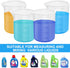 4pcs Laundry Detergent Cup,Laundry Detergent Measuring Cup,Laundry Measuring Cup,Washable Detergent Cup for Liquid Detergent,Silicone Laundry Meas...