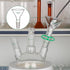 Glass Short Stem Powder Funnel with O.D. 50 mm at Top, Durable Borosilicate Glass Filter with 24/40 Inner Joint...
