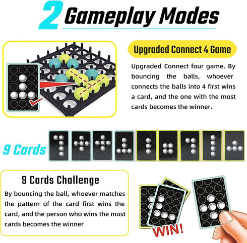 Bouncing Ball Game, Bounce Off Game - Ultimate Kids Games & Family Games & Party Games - Interactive Board Games for Kids 4-12 - Upgrade Connect 4...