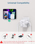 European Travel Plug Adapter, International Power Plug Adapter with 3 Outlets 3 USB Charging Ports(1 USB C), Type C Plug Adapter Travel Essentials...