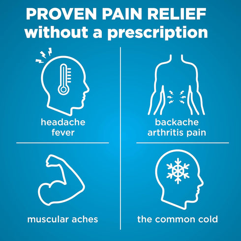 Amazon Basic Care Ibuprofen Tablets, 200 mg, Pain Reliever and Fever Reducer, For Headache, Muscular Aches, Arthritis, Backache and More, 100 Coun...