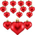 Frienda 24 Pcs Valentine Heart Shaped Ornament Heart Ornaments Christmas Tree Baubles Hanging Decoration for Valentine Wedding Anniversary Mother'...