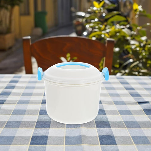 OSALADI Portable Rice Cooker Microwave Rice and Pasta Cooker Rice Steamer Microwave Food Container for Vegetables Soups Dishwasher Safe 1- 2L...