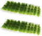 80 Pcs Green Bushy Tufts Lowland Shrubs Tuft Static Grass Vegetation Groups Railway Artificial Grass War Gaming Terrain Decoration Railroad Scener...