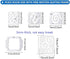 5 pcs Free Motion Quilting Template Rulers 4pcs Quilting Ruler 3mm with Quilting Frame for Domestic Sewing Machine with Low Shank Ruler add 48pcs ...