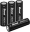 BONAI 4 Packs 2800mAh AA Rechargeable Batteries 1.2V Ni-MH Low Self Discharge High Capacity...