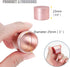 Portable Daily Pill Case, Heavy Duty Aluminium Alloy Round Pill Box, Waterproof Travel Pill Organizer, Pocket Purse Medicine Vitamin Holder EDC Co...