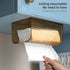 Acrylic Paper Towel Holder, Wall Mounted Paper Towel Dispenser, Adhesive Tissue Box Guest Napkin Countertop Paper Towel Holder for Bathroom(White)...