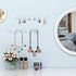 AITEE Necklace Holder, Acrylic Necklace Organizer Wall Mounted with 6 Hooks, for Hanging Necklace, Jewelry, Bangles, Bracelets and Rings, Best Gif...