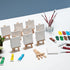 Hello, Artist! Party Pack Mini Canvas with Easel, 4 Pieces, None...