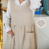 Premium Plus Size Apron Adjustable Waistline Bib Apron,Soft Cotton Blend Apron with Pockets (Cream Color)...