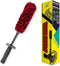Premium Microfiber Wheel Cleaner Brush | Soft Non-Metallic Rim Cleaner Brush with Ergonomic Handle | Durable Wheel Brush for Cleaning Rims & Wheel...