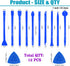 12 Pieces Carbon Fiber Plastic Scraper Scratch Free Plastic Scraper Multi-Purpose Scraper Non-Scratch Pen-Shaped Cleaning Tool Easy for Cleaning S...