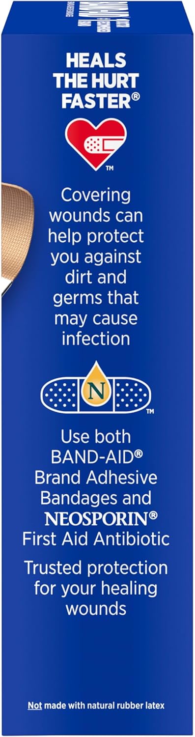 Band-Aid Brand Adhesive Bandages Flexible Fabric, Extra Large, 10 Count (Pack of 2)...