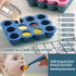 Baby Food Storage Container -12 x 1.5OZ Silicone Baby Food Freezer Tray with Silicone Lid, Perfect Food Container for Homemade Baby Food, Vegetabl...