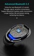 True Wireless Earbuds, 2024 Bluetooth Headphones 5.3 Earbuds, Waterproof Touch Control Ear Buds in-Ear Built-in Mic, with LED Power Display, IP7 W...