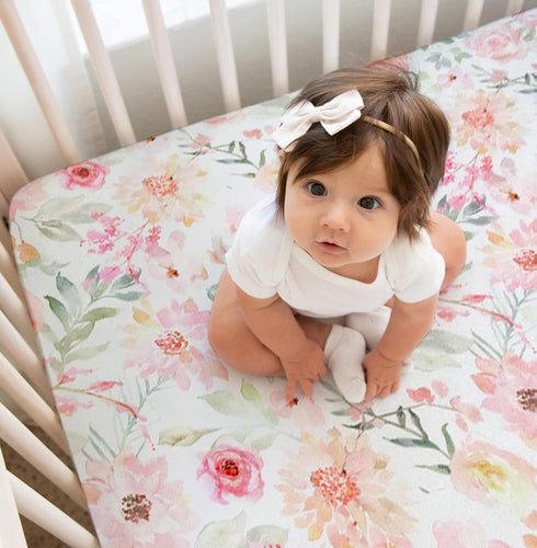 Premium Girls Crib Sheets | Ultra-Soft Bedding for Crib Mattress and Toddler Beds | Girls Comfort and Elegance by Max&So...