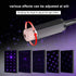1Pc Black USB Star Projector Night Light,Adjustable Romantic Starry Sky Projector Car Light,Portable Atmosphere Decorative Auto Roof Light for Var...