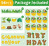 Jungle Theme Monkey Birthday Bulletin Board Set Classroom Happy Birthday Chart Cutouts Safari Decorations for Calendars Bulletin Boards Wall Presc...