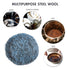 SCRUBIT 20 Pack Steel Wool Soap Pads - Metal Scouring Cleaning Pads for Dishes, Pots, Pans, and Ovens - Pre-Soaped for Easy Cleaning of Tough Kitc...