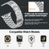 iiteeology Lightweight Stainless Steel Band Designed for Apple Watch Ultra 2 & Ultra, Series 1-10, 46mm, 45mm, 44mm, 42mm, Replacement iWatch Band...