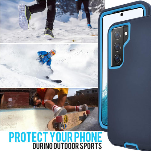 Case for Galaxy S22 Plus, Drop Protection Rugged Heavy Duty Case, Water-Resistance/Shockproof/Drop/Dust Proof 3-Layer Protective Cover for Samsung...