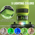 2 in 1 Microscope for Kids with Detachable Mini Pocket Microscope 50X-250X Slides Specimens & Colorful LED Light Experiments Educational Toys STEM...
