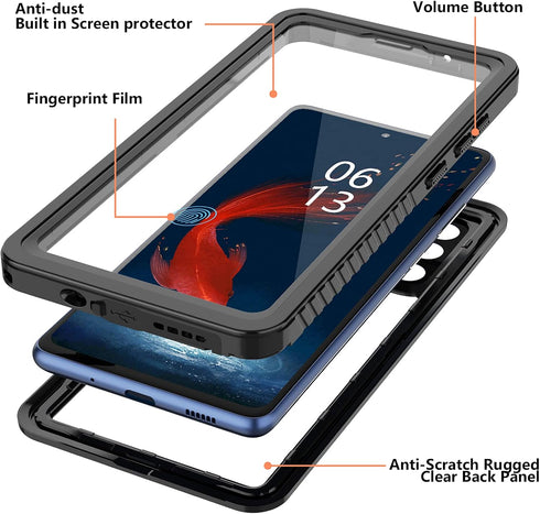 for Samsung Galaxy S20 FE Case 5G,Galaxy S20 FE Waterproof Case with Screen Protector 360° Full Body Heavy Duty Protective IP68 Underwater Shockpr...