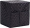 AOZBZ Coffee Maker Cover - Waterproof Cotton Cloth Coffee Maker Dust Cover Washable Foldable Kitchen Appliance Covers with 2 Storage Bags (Black)...