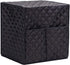AOZBZ Coffee Maker Cover - Waterproof Cotton Cloth Coffee Maker Dust Cover Washable Foldable Kitchen Appliance Covers with 2 Storage Bags (Black)...