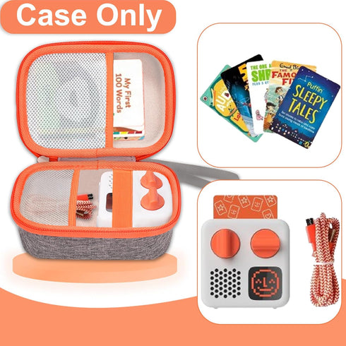 Case Compatible with Yoto Mini Kids Audio & Music Player,Travel Storage Holder for Children’s Speaker Plays Audiobook Cards Radio,Hard Carrying Ca...