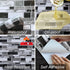 Livebor Peel and Stick Backsplash Wallpaper Kitchen Backsplash Wallpaper 11.8inch x 196.8inch Tile Contact Paper Kitchen Peel and Stick Countertop...
