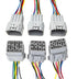 Lsgoodcare 6Pcs 12 Pin Way Waterproof Electrical Connector Plug with Nylon Housing Terminal Sockets Male Female with 18Awg 5.9In Cable for Car Aut...