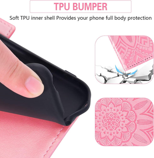 Asuwish Phone Case for iPhone 13 Pro Max 2021 6.7 inch with Tempered Glass Screen Protector and Wallet Flip Cover Card Holder Cell iPhone13promax ...