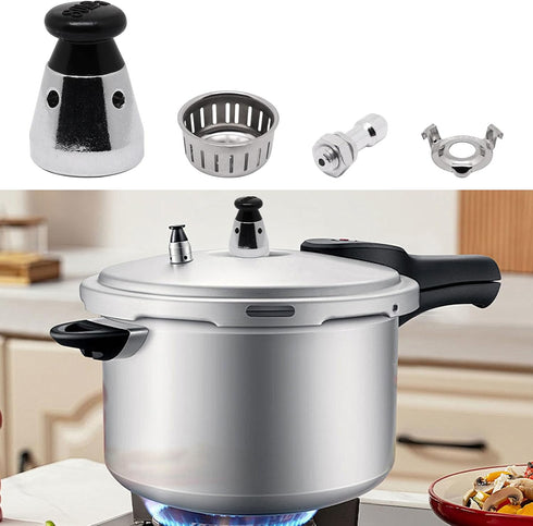 Pressure Cooker Relief Jigger Valve 1Pc, Universal Pressure Cooker Jigger Valve with Exhaust Rod, Whistle for Weight Pressures Control 80KPA Safet...
