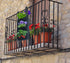 Vertical Railing Planter, 6 Pocket Hanging Fabric Planter Bag Outdoor Fence Plant Pots, Wall Hanging Planting Grow Bags Flower Pouch for Garden Fe...