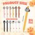24 Pcs Cute Animal Pens Cartoon Pens Funny Pen Writing Kawaii Ballpoint Pens Retractable Black Ink Pens Birthday Party Gifts for Kids Students Off...