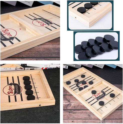 Fast Sling Puck Game,Sling Puck Game, Sling Board Games Toy,Paced Winner Board Games Toys for Kids & Adults...