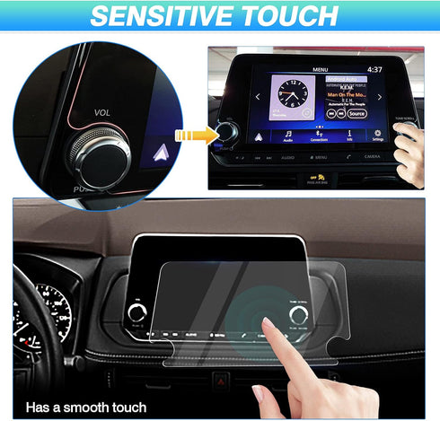 Autorder Screen Protector for 2021 2022 2023 2024 2025 Nissan Rogue S SV Accessories 8-inch Tempered Glass Film Touchscreen Protector Foil (NOT fo...