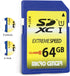 INLAND 64GB Class 10 SDXC Flash Memory Card Full Size SD Chip USH-I U1 Trail Camera by Micro Center (2 Pack)...