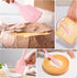 5 Piece Pink Silicone Spatula Set, Heat Resistant Rubber Spatulas Set, Silicone Kitchen Utensils Set Dishwasher Safe for Nonstick Cookware Baking ...